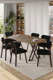 Hanah Home Axton - Atlantic Pine, Black